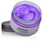 Cera Temporal Para Teñir el Cabello, Arcilla Para el Cabello con Fórmula Vegetal Fácil de Lavar Para Hombres y Mujeres, Cera Mate Para el Cabello Para Fiestas, Cosplay y Halloween, 120g (Violeta)