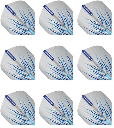 RED DRAGON Peter Wright Snakebite Hard Mohawk Hardcore Dart Flights - 3 Sets Per Pack (9 Flights in Total)