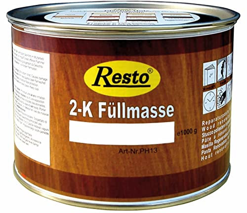 RESTO 2K Füllmasse 500g Mahagoni