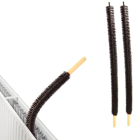B.1ST. Long Reach Dryer Vent Cleaner, Radiator Cleaner Brush, Flexible Radiator Brush, Tumble Dryer Cleaner, Drain Cleaner, Gap Cleaning Brush, Radiator Duster