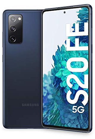 SAMSUNG Smartphone Galaxy S20 FE 5G, Display 6.5 Super AMOLED, 3 fotocamere posteriori, 128 GB Espandibili, RAM 6GB, Batteria 4.500mAh, Hybrid SIM Navy (Ricondizionato)
