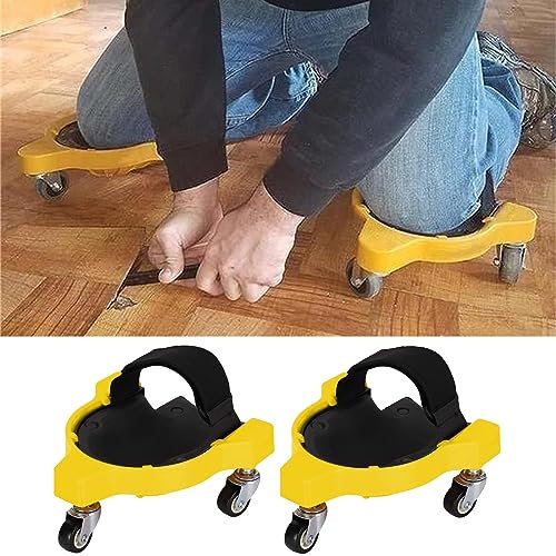 Rollende Knieschützer Rollende Knieschützer Pads/ Werkzeugablagehalter, Multifunktional Schiebe-Garagen-Kniepads Auf Schwenkbaren Rollen, Zum Bewegen Von Holzbearbeitung Bodenbelag Werkzeuge ( Color :