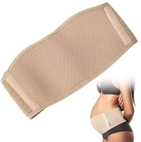 Anwangda Pregnancy Support Belt Pelvic Maternity Belt for Pregnant Women Adjustable Breathable Maternity Belt for Relieve Back, Pelvic, Hip Pain and Pregnancy Recovery(COLOR:Flesh)
