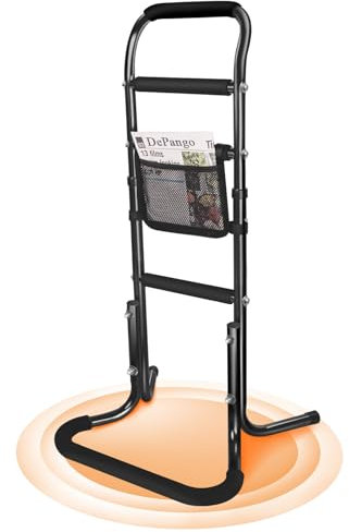 DePango Supporto per Anziani, Telaio di Supporto in Lega di Alluminio Regolabile in Altezza per Alzarsi dal Divano, Adatto per Anziani e Disabili