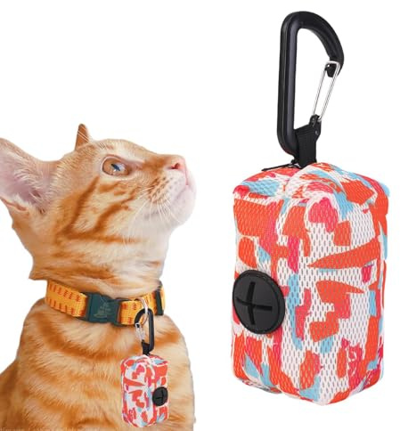 Porta della borsa cotale - Cani, borse per escrementi di cani | Porta del sacchetto fecale per cani, supporto per sacchetto decorativo per cani con carabinatore, supporto per sacchetto di feci, fornit