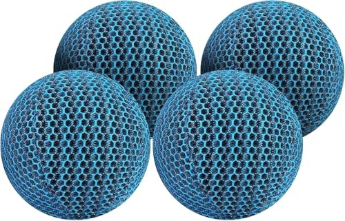 Hot Tub Lot de 4 absorbeurs de piscine réutilisables 8 cm Mousse réutilisable pour éliminer les balles d'éponge, absorbeur d'huile de piscine - Nettoyant en mousse pour jacuzzi et piscines