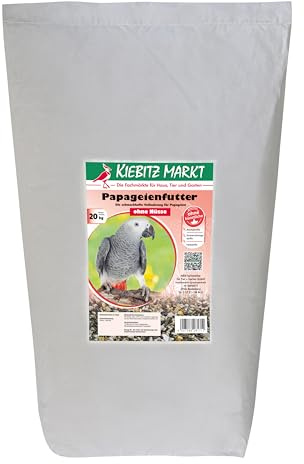 Kiebitz Markt Papageienfutter ohne Nüsse 20 kg