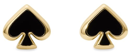 kate spade new york Everyday Spade Enamel Studs, One Size, Cubic Zirconia, No Gemstone