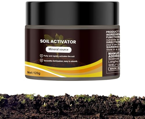 Bodenaktivator Für Topfpflanzen, 120g Nährstoff Für Die Kultivierung Von Pflanzen, Tasse de Filtration de Liquide d'Œuf de Cuisine, Für Hobbygärtner Rasen Garten Gewächshaus Balkon