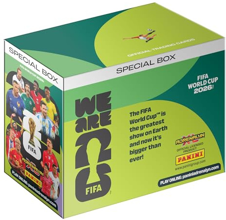 FIFA World Cup 2026 Trading Cards Game Special Box (8 Sleeves + 10 Limited Edition Cards)
