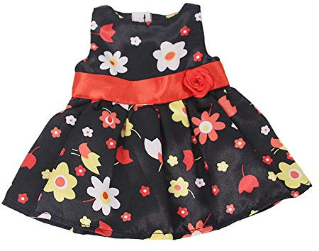 Uteruik Puppenkleid mit Punkten, Kleidung für 36 cm große Mädchenpuppe, Our Generation, Puppenkleid, Rock, Schuhe, Outfits, Kostümzubehör