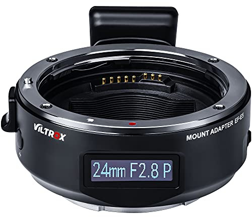 VILTROX EF Lens Adapter for Sony E Mount, OLED Display Auto Focus, Compatible with Canon EOS EF Lens - a7r iv, a7 iv, a7 iii, a7r iii, a6500