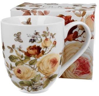 Duo Flowers Classic XXL Becher 1000 ml ZAHRA New Bone China Porzellan
