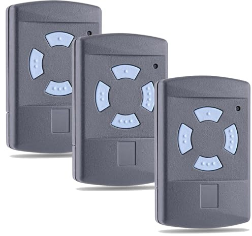 868,3MHz Garagentoröffner fur Hörmann Handsender, Hormann Fernbedienung Garagentor Universal 868MHz Kompatibel MHz Hörmann Garagentoröffner HSM2 HSM4 HS1 HS2 HS4 HSE2 HSZ1 HSZ2 HSP4 3 stuck