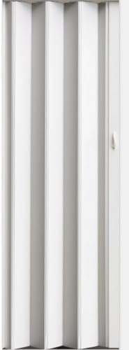 Falttür Höhe 202 cm Einbaubreite bis 96 cm Schiebetür Tür weiß farben Doppelwandprofil Neu TOP-Qualität pi-011