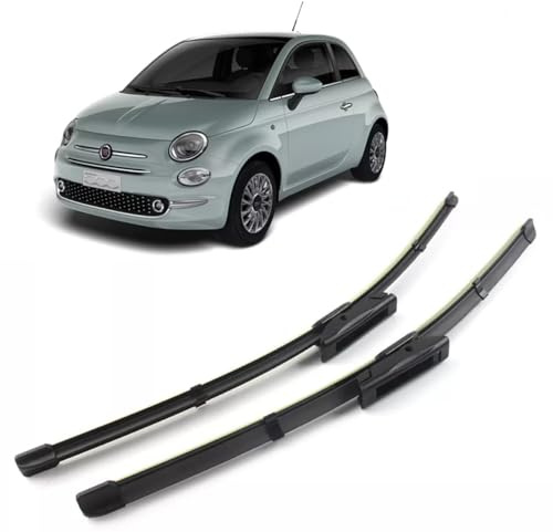 DISCORAMA® KIT 2 SPAZZOLE TERGICRISTALLO ANTERIORE PER FIAT 500 312 DAL 2007 600MM+350MM
