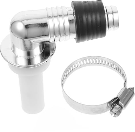 iplusmile Washing Machine Drain Connector and Hose Clamp Adapter Anti-overflow Joint, 1.7cm Diameter, Compatible Dishwasher and Basement Floor Drain for Laundry and Bathroom Use