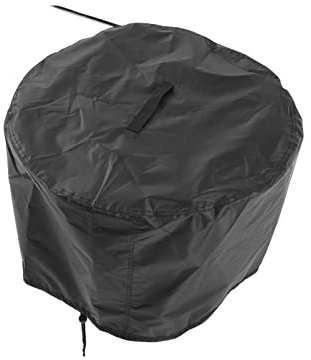 Outdoor Garden Round BBQ Grill Cover 52x37 cm, Rainproof Dustproof Grill Abdeckung aus 420D Oxford Gewebe, UV Schutz, wasserdichte Rundabdeckung mit Kordelzug für Garten Grill und Barbecue