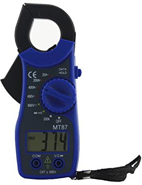 NHEISSCF Multimetro a Pinza Digitale, Pinza amperometrica, Tester di Corrente, Tester di Tensione e Corrente alternata/Continua, analizzatore di Potenza