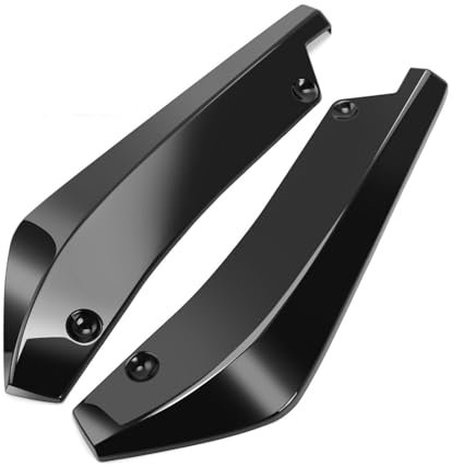 Auto Heckspoiler Flügel Spoiler Für Ford für Fiesta für Focus für Mondeo für Ecosport für Kuga für Focus ST Auto Hintere Stoßstange Lip Spoiler Diffusor(Carbon texture)