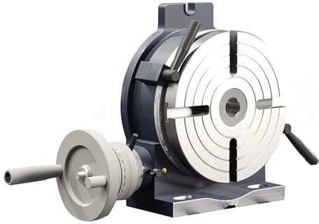 Vassbkkdy Machine Vertical And Horizontal Indexing Table,5/6/8/10Inch Rotary Table, Rotary Table Indexing Head,Table For Milling, Drilling, Grinding And Boring Machines(Size:6in/150mm)