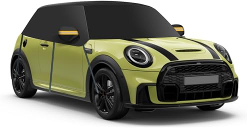 YedZen Half Car Cover for Mini Cooper 3 Door 2000-2024, Waterproof 420D