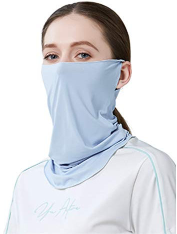 FC Fancy Multifunktionstuch für den Sommer, waschbar, UV-Schutz, Unisex, winddicht, atmungsaktiv, XXJJLY-0529-2020179, blau