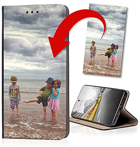 KX-Mobile Hülle für iPhone X/XS Handyhülle personalisiert mit deinem Wunschmotiv Schutzhülle Klapphülle Smart Magnet