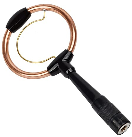 HYS SMA-M Antenne anneau pour talkie-walkie, 144/430 MHz, VHF/UHF, double bande compatible avec Baofeng UV-3R, YAESU VX-3R, TYT MD-380, Wouxun KG-UV6D