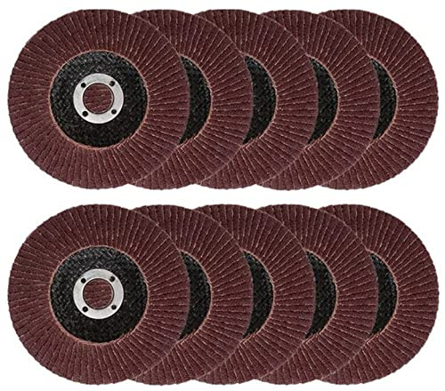 Lot de 10 disques à lamelles Grain 40-125 mm Qualité professionnelle