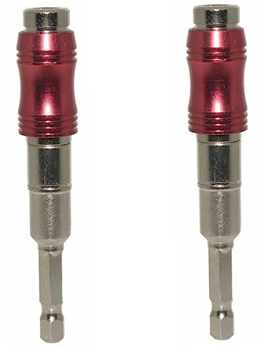 Homoyoyo 2pezzi Portainserti Magnetico Flessibile Con Estensione Rotante Per Trapano e Cacciavite Adattatore Per Punte Supporto Per Angoli Difficili e Spazi Ristretti