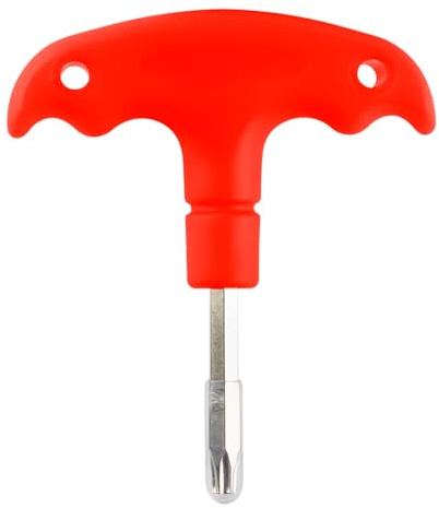 Thyonta Adjustable Golf Torque Wrench Portable Metal Tool for Golf Driver and Club Adjustments Universal Wrench and Socket Tool for Precision Golf Equipment Tuning (Red)