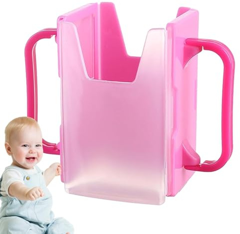 Porte-boîte à Lait – Porte Carton Durable avec poignée Facile à Tenir | Design résistant aux déversements, Parfait pour Les et Les Adultes, léger et réutilisable, adapté aux boîtes Standard