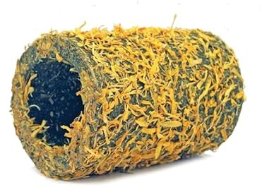 Happy Pet Marigold Roller – Arricchimento per animali domestici, combina nutrizione e gioco, realizzato in calendula, cellulosa, erba medica e amido