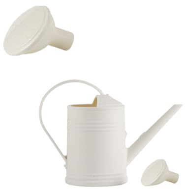 Annaffiatoio con manico ergonomico da 2 l, beccuccio corto e lungo, testa rimovibile, facile da trasportare, per serre e giardino