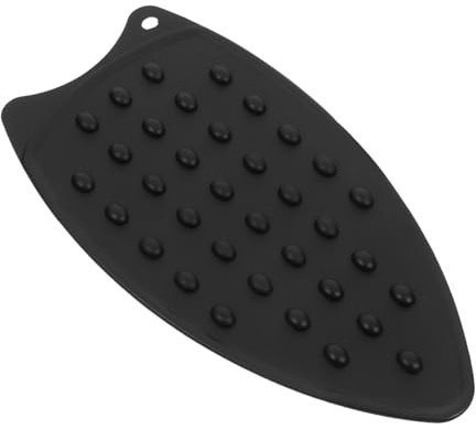 ROMISBABA Tappetino in Silicone Resistente al Calore per Ferro da Stiro Pad Multiuso Antiscivolo per Asse da Stiro Protezione Termica e Supporto Sicuro per Stiratura Domestica