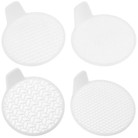 Gatuida Lot de 4 attrape-cheveux pour évier de cuisine - Protection pour siphon de douche/salle de bain - Filtre de sol en maille - Filet anti-obstruction jetable