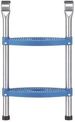 Escalera para Trampolín Antideslizante Plegable Capacidad 75 Kg Resistente | Escaleras resistentes para cama elástica Niños y niñas patio escuela zona de juegos al aire