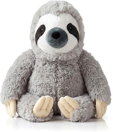 The Magic Toy Shop Weighted Door Stop Animal - Novelty Fabric Sloth Floor Stopper with Sand Filling - Decorative Door Holder for Wood, Carpet, Home Bedroom & Living Room