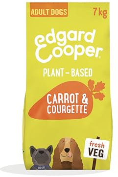Edgard & Cooper Pflanzliches Hundefutter für ausgewachsene Hunde - Karotte und Zucchini, 7 kg - hergestellt mit köstlicher Ella, veganem Protein, natürlichen Inhaltsstoffen und ohne Gentechnik, beste