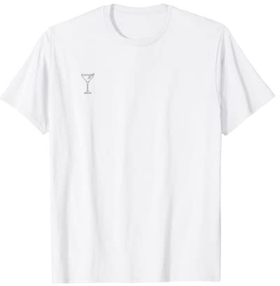 Olive Martini Glass T-Shirt T-Shirt