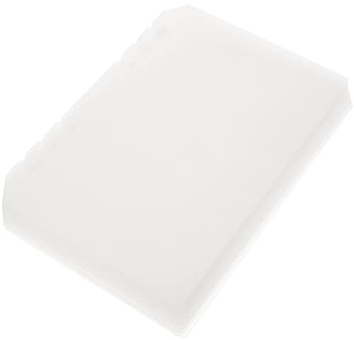 12 A5-Ordner-Trennblätter 6 Löcher Transparente Pvc-Ordner-Trennblätter Mit Laschen Durchsichtige Papierblatt- -Trennblätter A5- -Trennblätter Für Binder-Notizbuch