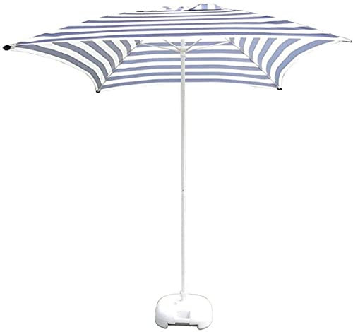 Sonnenschirm Regenschirm Gartenschirme 6,6 '/2 m quadratisch Außenterrasse Gartentisch Regenschirm, für Außenhof, kommerzieller Veranstaltungsmarkt am Strand, Swimmingpoolseite, Streifen good
