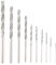 Bohrer-Set, 10-teilig, Spiralbohrer, Robust, Mikrobohrer-Set für Glas, Fliesen, Stein, Schmuck, 0,8 Mm, 1,0 Mm, 1,2 Mm, 1,5 Mm, 1,8 Mm, 2,0 Mm, 2,5 Mm, 3,0 Mm, 3,5 Mm, 4,0 Mm