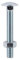 M6 M8 M10 M12 Cup Square Carriage Bolts Coach Screw WITH Hex Full Nut 20-260mm (Pack of 5,10, 20, 50,100) (5, M6x100)