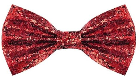 PINEPAN Vorgebundene Herren-Fliege einfarbig Rot verstellbar formelle Halsfliege für Hochzeit und Party