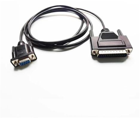 Hwmsza 9 Pin D-sub DB9 Female to DB25 Male RS232 Serial Printer Cable for Printer TM-T88VI TM-T88V