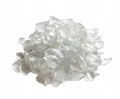 V-PREMIUM SOLUTION Muggelsteine Weiß 2-3 cm 1 kg - Glassteine & Glasnuggets als Dekosteine für Aquarium, Vase und Garten - dekorative Ziersteine aus Glas