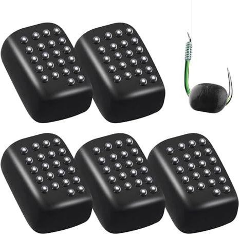5Pcs Grundblei Angeln Wolfram Angel Blei Angelblei Karpfen Bleie Laufblei Angeln Angelgewichte Einfach Formbar Kondensation im Wasser Wiederverwendbarer Anwendung auf Haken, Köder oder Schnur（12g）