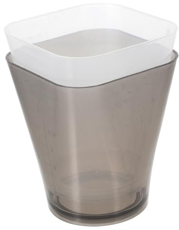 Warmhm 2Pezzi Graduati Trasparente da Misurazione con Capacità per Cucina Bianco Misurino Leggero e Resistente con Scala